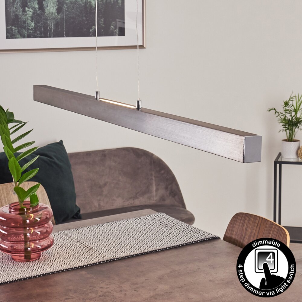Tumbila Lampa Wisząca LED Nikiel matowy, 1-punktowy main product photo