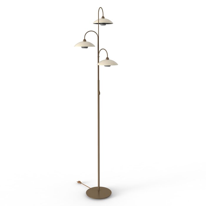 Steinhauer Souvereign Lampa Stojąca LED Brązowy, 3-punktowe Steinhauer Souvereign Lampa Stojąca LED Brązowy, 3-punktowe