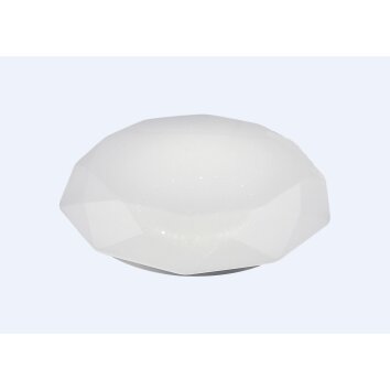 Mantra DIAMANTE SMART Lampa Sufitowa LED Biały, 1-punktowy, Zdalne sterowanie