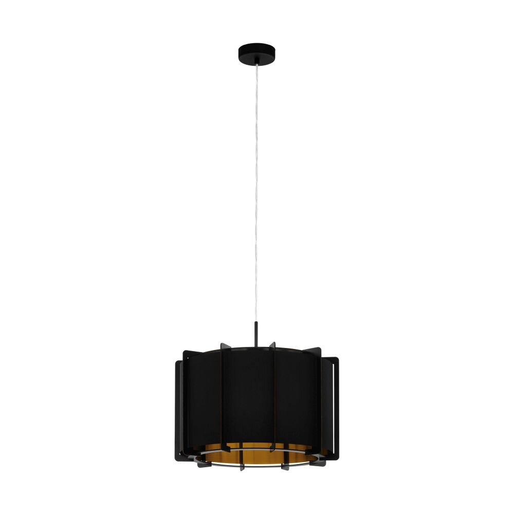 EGLO PINETA Lampa Wisząca Czarny, 1-punktowy main product photo