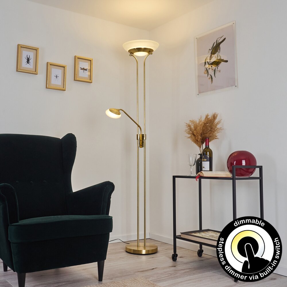 Mairoa Lampa Stojąca LED Mosiądz, 2-punktowe main product photo