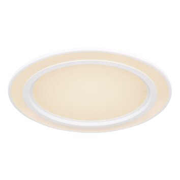 Globo DAHLA Lampa Sufitowa LED Biały, 1-punktowy, Zmieniacz kolorów