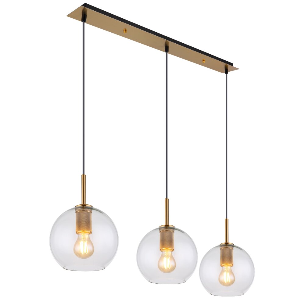 Globo ADARA Lampa Wisząca Mosiądz, 3-punktowe main product photo