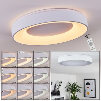 Casina Lampa Sufitowa LED Biały, 1-punktowy, Zdalne sterowanie