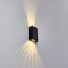 Benin Lampa ścienna LED Czarny, 1-punktowy