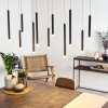 Porquera Lampa Wisząca LED Czarny, 11-punktowe