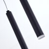 Porquera Lampa Wisząca LED Czarny, 11-punktowe