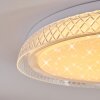 Feletto Lampa Sufitowa LED Biały, 1-punktowy, Zdalne sterowanie