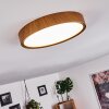 Nexo Lampa Sufitowa LED Ciemne drewno, 1-punktowy