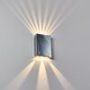 Benin Lampa ścienna LED Nikiel matowy, 2-punktowe