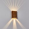 Benin Lampa ścienna LED Rdzawy, 2-punktowe