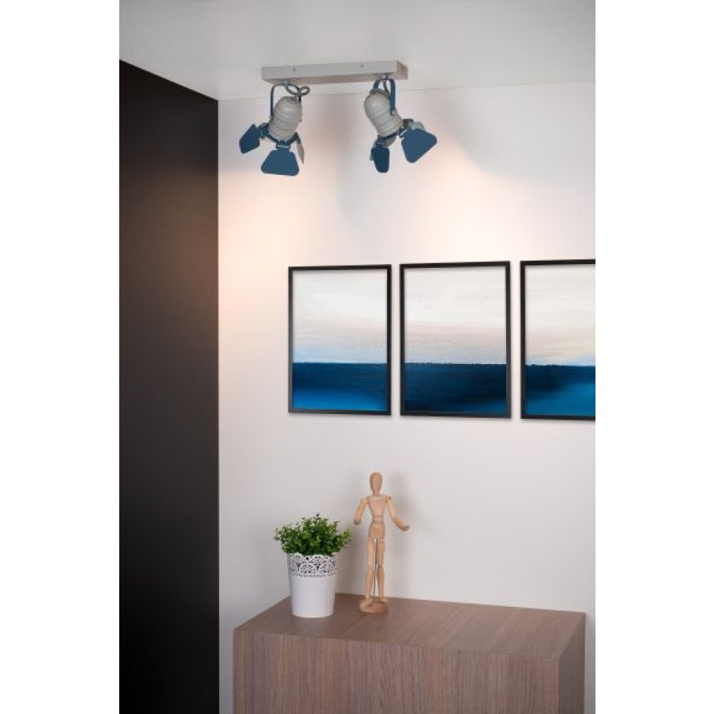 Lucide PICTO Lampa Sufitowa Niebeieski, Szary, 2-punktowe main product photo