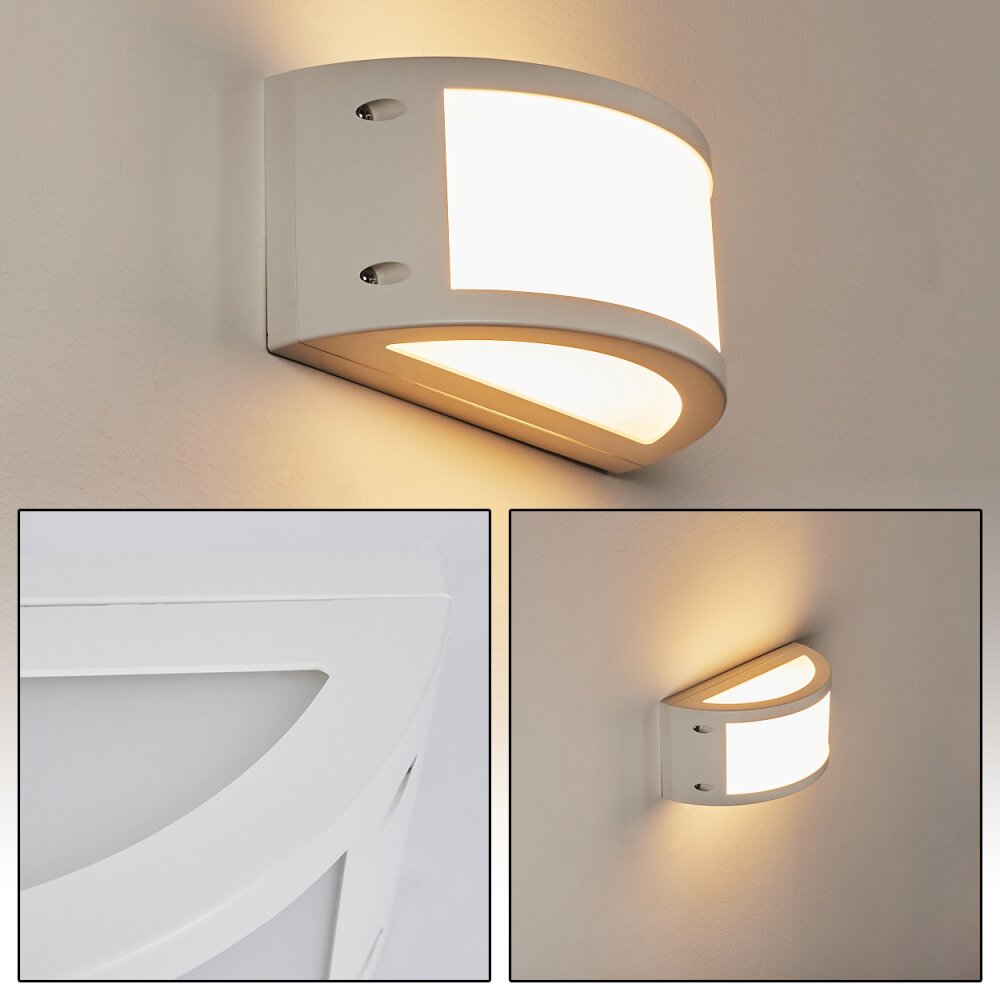 Pompeano Zewnętrzny kinkiet LED Biały, 1-punktowy main product photo