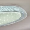 Feletto Lampa Sufitowa LED Przezroczysty, Biały, 1-punktowy, Zdalne sterowanie