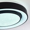 Grimacco Lampa Sufitowa LED Czarny, 1-punktowy, Zmieniacz kolorów