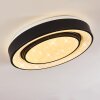 Grimacco Lampa Sufitowa LED Czarny, 1-punktowy, Zmieniacz kolorów