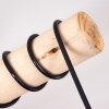 Gondo Lampa Sufitowa Jasne drewno, Czarny, 4-punktowe
