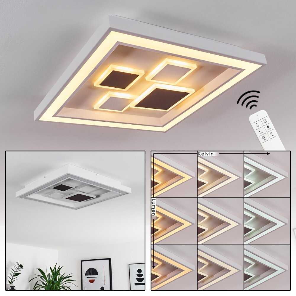 Fitili Lampa Sufitowa LED Biały, 1-punktowy, Zdalne sterowanie main product photo