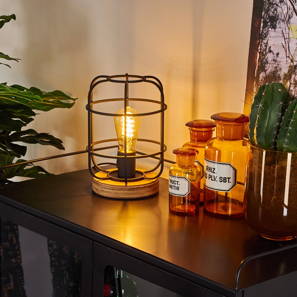 Husvik lampka nocna Jasne drewno, 1-punktowy main product photo
