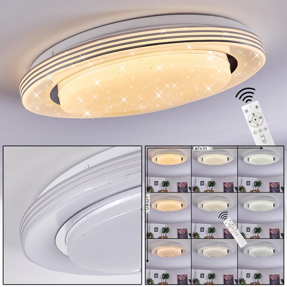 Laganadi Lampa Sufitowa LED Biały, 1-punktowy, Zdalne sterowanie main product photo