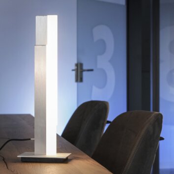 Paul Neuhaus Q-TOWER lampka nocna LED Aluminium, 2-punktowe, Zdalne sterowanie