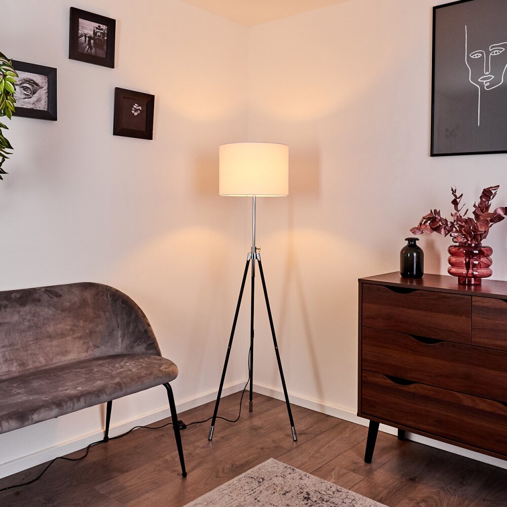 Honoa Lampa Stojąca Chrom, Czarny, 1-punktowy main product photo