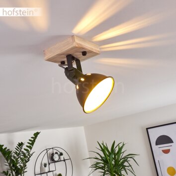 Tina Lampa Sufitowa Ciemne drewno, Czarny, 1-punktowy Tina Lampa Sufitowa Ciemne drewno, Czarny, 1-punktowy