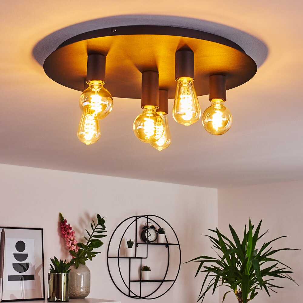 Esbjerg Lampa Sufitowa Czarny, 6-punktowe main product photo