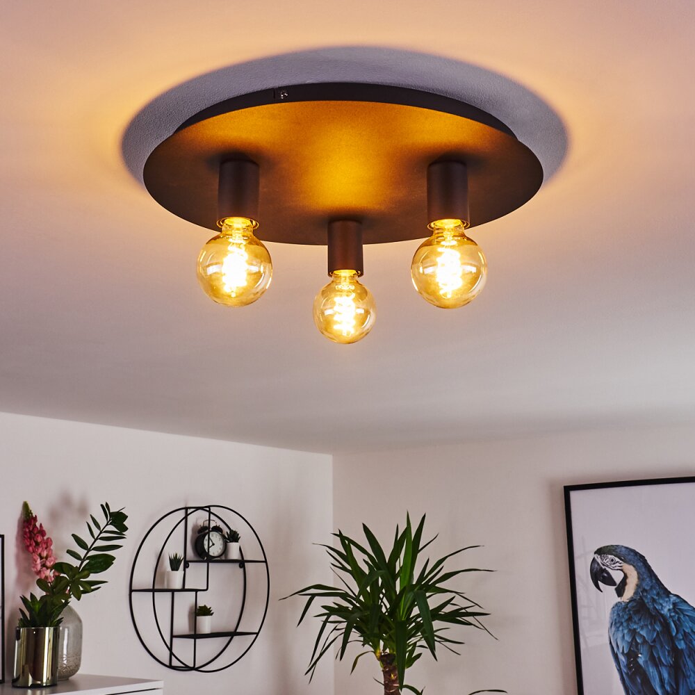 Esbjerg Lampa Sufitowa Czarny, 3-punktowe main product photo