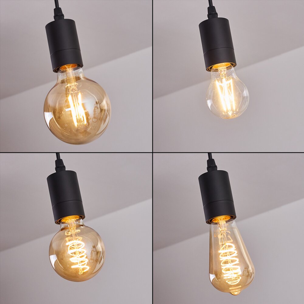 Yaak Lampa Wisząca Jasne drewno, Czarny H3350621 | swiatlampy.pl