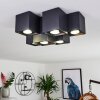 Karaka Lampa Sufitowa Czarny, 6-punktowe
