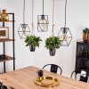 Taheramo Lampa Wisząca Ciemne drewno, Czarny, 3-punktowe Taheramo Lampa Wisząca Ciemne drewno, Czarny, 3-punktowe