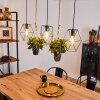 Taheramo Lampa Wisząca Ciemne drewno, Czarny, 3-punktowe Taheramo Lampa Wisząca Ciemne drewno, Czarny, 3-punktowe