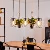 Taheramo Lampa Wisząca Ciemne drewno, Czarny, 3-punktowe Taheramo Lampa Wisząca Ciemne drewno, Czarny, 3-punktowe