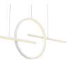 Globo BARRAL Lampa Wisząca LED Biały, 1-punktowy, Zdalne sterowanie