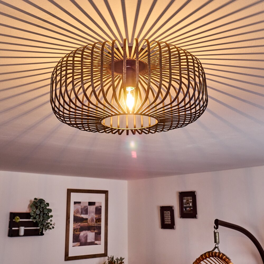 Wemude Lampa Sufitowa Czarno-złoty, 1-punktowy main product photo