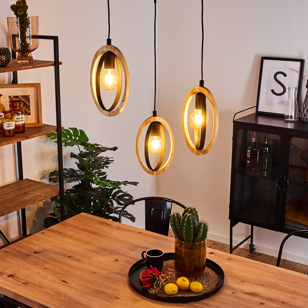 Kintore Lampa Wisząca Czarny, 3-punktowe main product photo