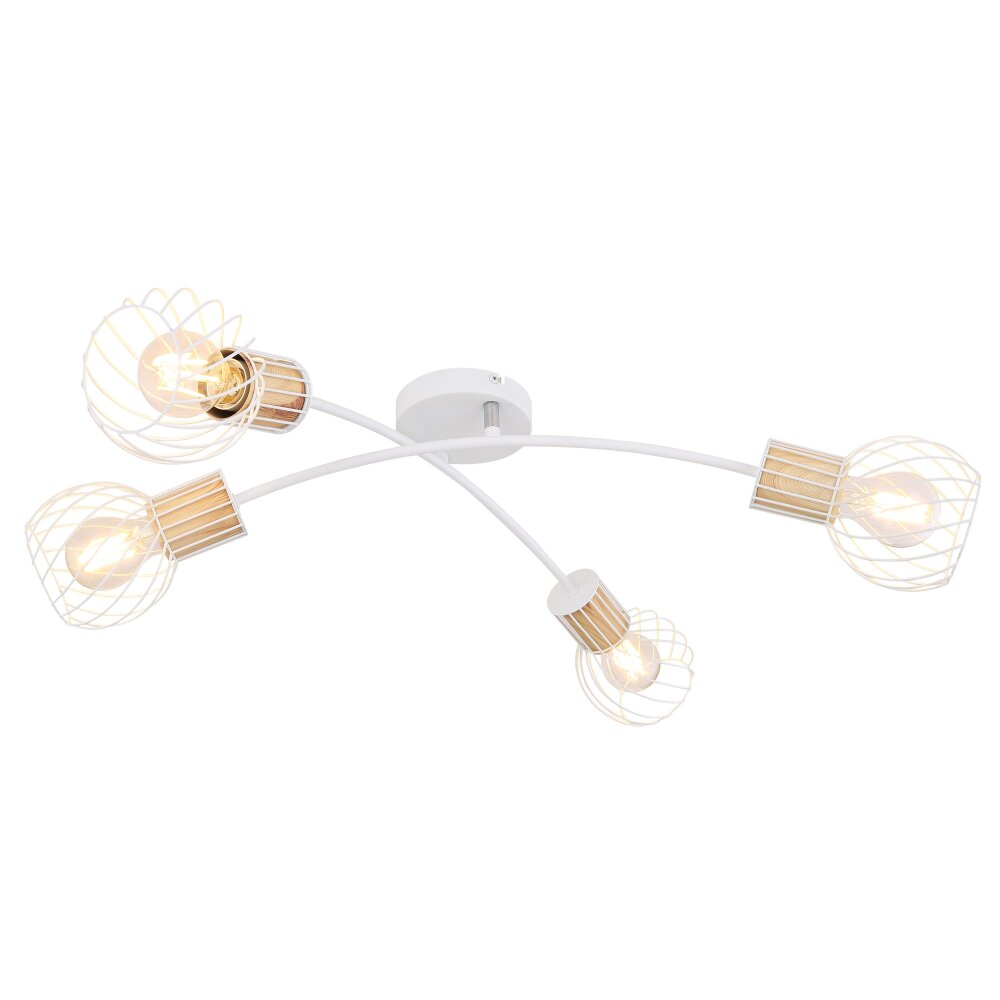 Globo LUISE Lampa Sufitowa Biały, 4-punktowe main product photo