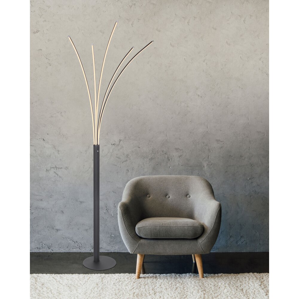 Globo BIZZY Lampa Stojąca LED Czarny, 1-punktowy main product photo