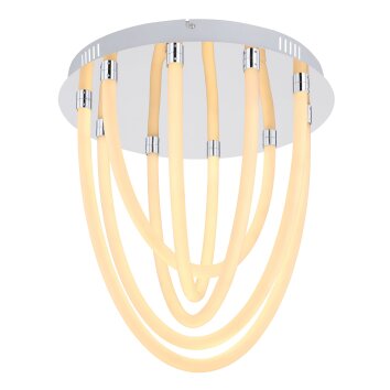 Globo KAIA Lampa Sufitowa LED Chrom, 1-punktowy