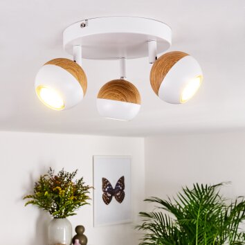Kotaoa Lampa Sufitowa LED Biały, 3-punktowe