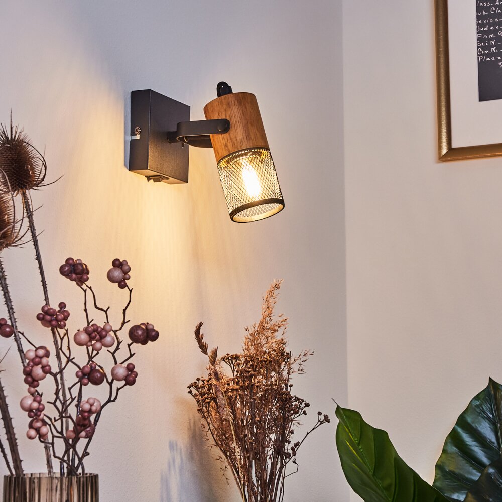 Lengalau Lampa ścienna Czarny, 1-punktowy main product photo