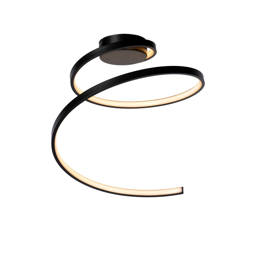 Lucide MAXENCE Lampa Sufitowa LED Czarny, 1-punktowy main product photo