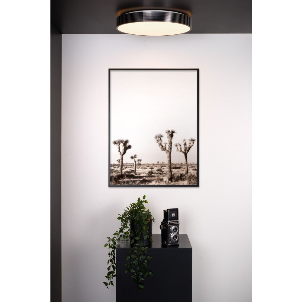 Lucide MALIN Lampa Sufitowa LED Czarny, 1-punktowy main product photo