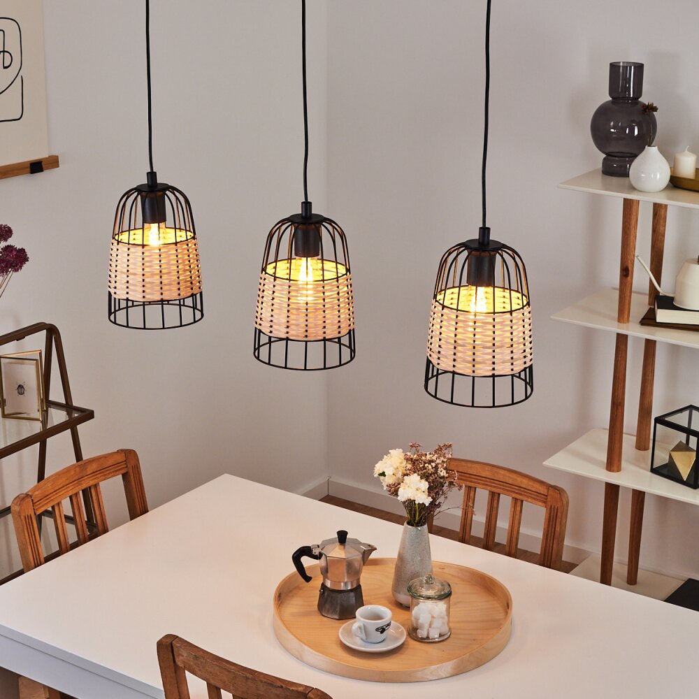Recinto Lampa Wisząca Czarny, 3-punktowe main product photo