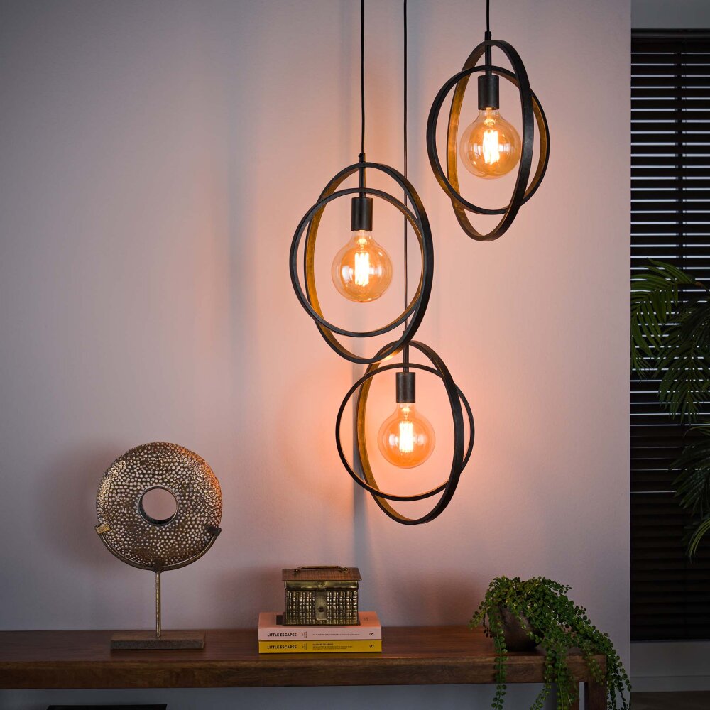 Mirandola Lampa Wisząca Szary, 3-punktowe main product photo