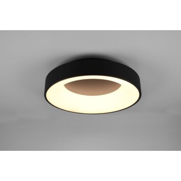 Trio Girona Lampa Sufitowa LED Czarny, 1-punktowy