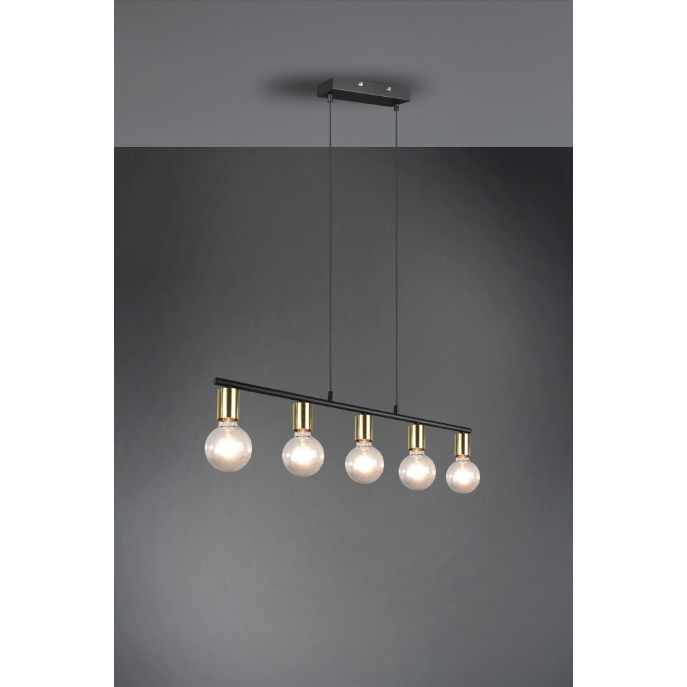 Reality Vannes Lampa Wisząca Czarny, 5-punktowe main product photo