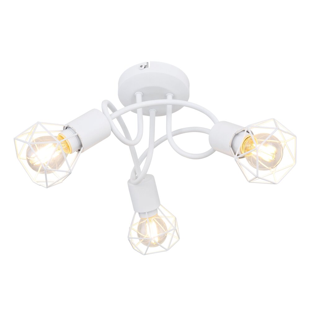 Globo XARA I Lampa Sufitowa Biały, 3-punktowe main product photo