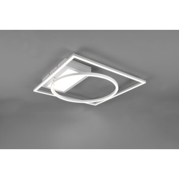 Trio Downey Lampa Sufitowa LED Biały, 1-punktowy, Zdalne sterowanie